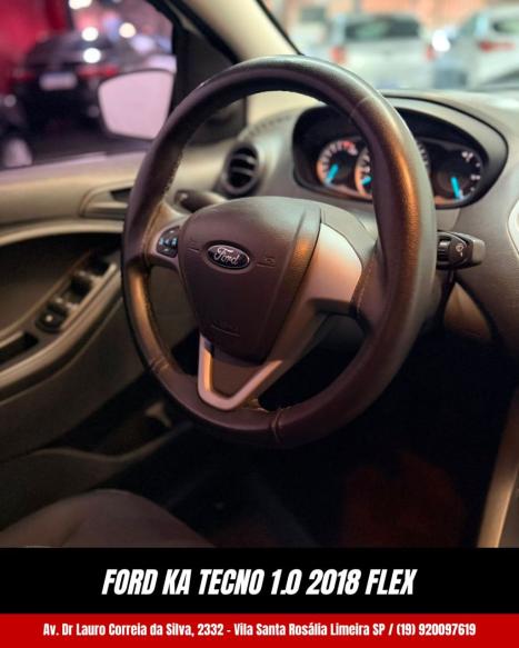 FORD Ka Hatch 1.0 12V 4P FLEX TI-VCT TECNO, Foto 6