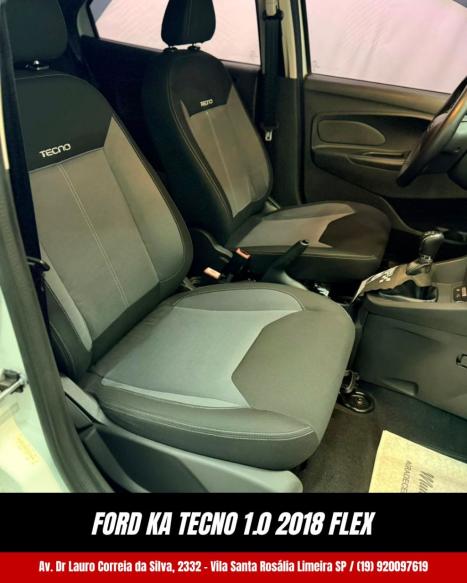 FORD Ka Hatch 1.0 12V 4P FLEX TI-VCT TECNO, Foto 9