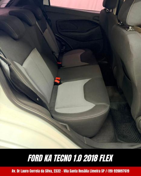 FORD Ka Hatch 1.0 12V 4P FLEX TI-VCT TECNO, Foto 10