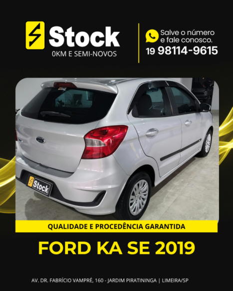 FORD Ka Hatch 1.0 12V 4P FLEX TI-VCT SE, Foto 4