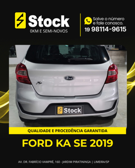 FORD Ka Hatch 1.0 12V 4P FLEX TI-VCT SE, Foto 5
