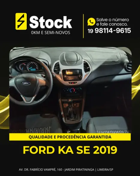 FORD Ka Hatch 1.0 12V 4P FLEX TI-VCT SE, Foto 7