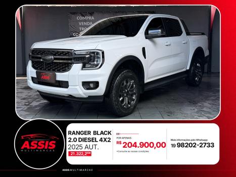 FORD Ranger 2.0 4P TURBO DIESEL BLACK CABINE DUPLA AUTOMÁTICO, Foto 3