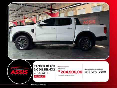 FORD Ranger 2.0 4P TURBO DIESEL BLACK CABINE DUPLA AUTOMÁTICO, Foto 4