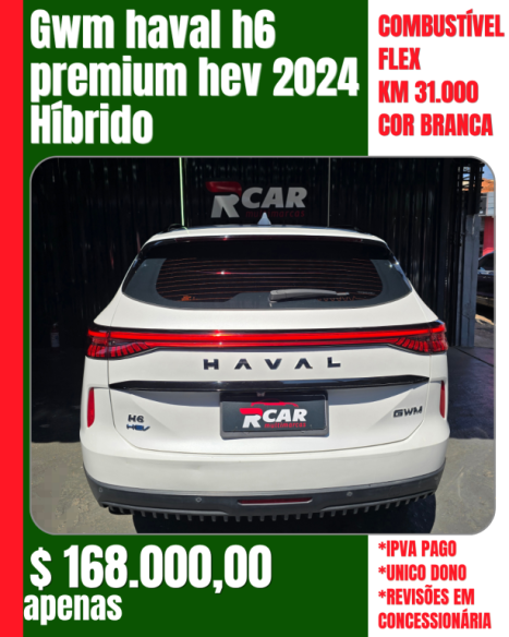 GWM Haval H6 1.5 16V 4P PHEV AWD E-TRATION PREMIUM AUTOM�TICO, Foto 3