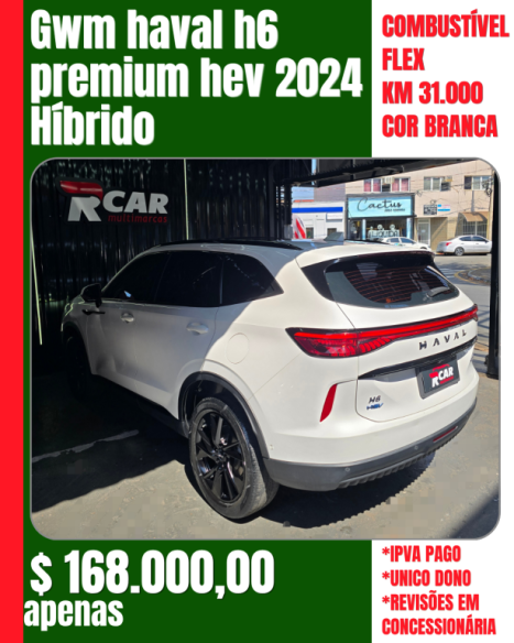 GWM Haval H6 1.5 16V 4P PHEV AWD E-TRATION PREMIUM AUTOM�TICO, Foto 4