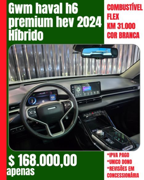 GWM Haval H6 1.5 16V 4P PHEV AWD E-TRATION PREMIUM AUTOM�TICO, Foto 8