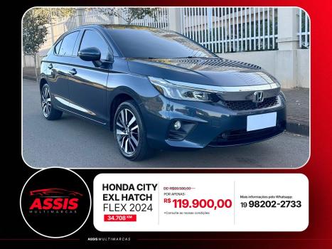HONDA City Hatch 1.5 16V 4P FLEX EXL AUTOMÁTICO CVT, Foto 1