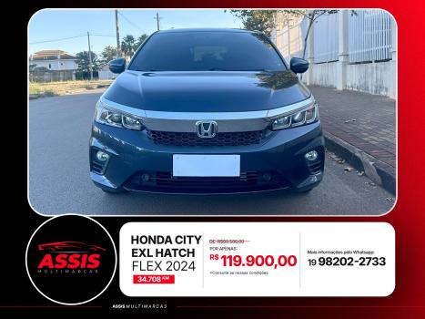 HONDA City Hatch 1.5 16V 4P FLEX EXL AUTOMÁTICO CVT, Foto 2