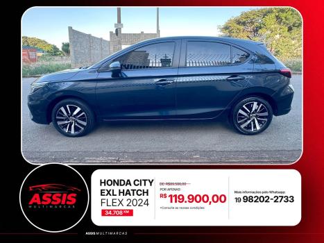 HONDA City Hatch 1.5 16V 4P FLEX EXL AUTOMÁTICO CVT, Foto 4