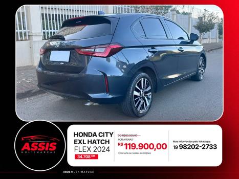 HONDA City Hatch 1.5 16V 4P FLEX EXL AUTOMÁTICO CVT, Foto 7