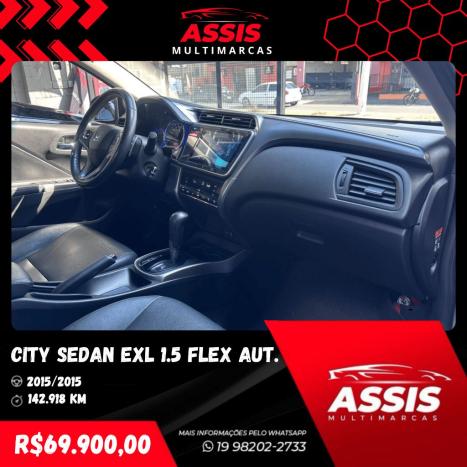 HONDA City Sedan 1.5 16V 4P EXL FLEX AUTOMTICO, Foto 10