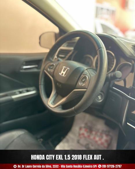 HONDA City Sedan 1.5 16V 4P EXL FLEX AUTOMTICO, Foto 7