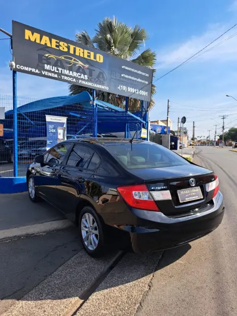 HONDA Civic 1.8 16V 4P FLEX LXL AUTOMTICO, Foto 4