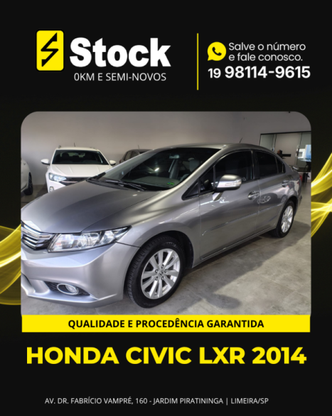 HONDA Civic 2.0 16V 4P FLEX LXR AUTOM�TICO, Foto 3