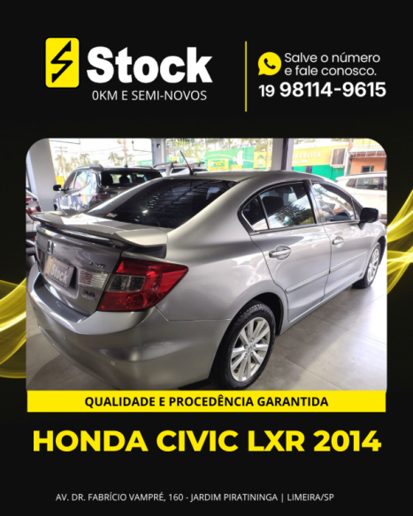 HONDA Civic 2.0 16V 4P FLEX LXR AUTOM�TICO, Foto 4