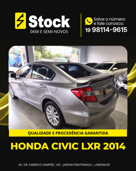 HONDA Civic 2.0 16V 4P FLEX LXR AUTOM�TICO, Foto 5