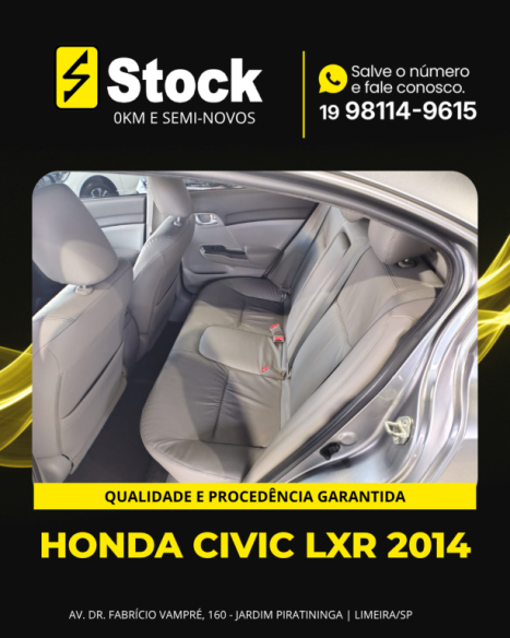 HONDA Civic 2.0 16V 4P FLEX LXR AUTOM�TICO, Foto 8