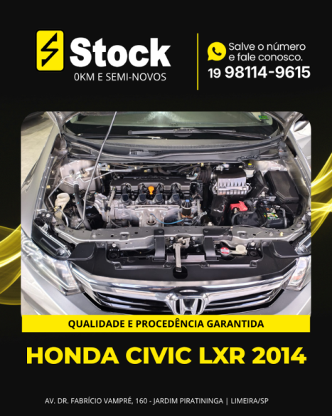 HONDA Civic 2.0 16V 4P FLEX LXR AUTOM�TICO, Foto 9