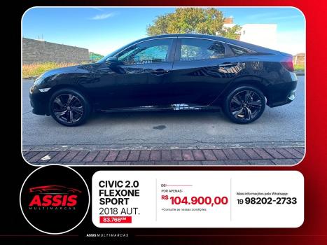HONDA Civic 2.0 16V 4P SPORT FLEX, Foto 4