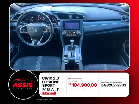 HONDA Civic 2.0 16V 4P SPORT FLEX, Foto 9