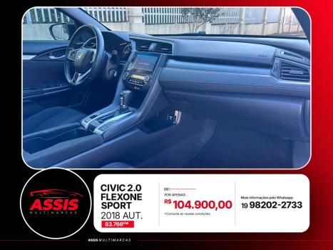 HONDA Civic 2.0 16V 4P SPORT FLEX, Foto 10