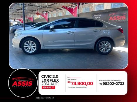 HONDA Civic 2.0 16V 4P FLEX LXR AUTOM�TICO, Foto 4