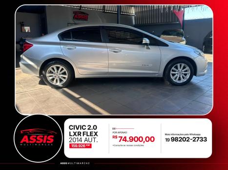 HONDA Civic 2.0 16V 4P FLEX LXR AUTOM�TICO, Foto 8