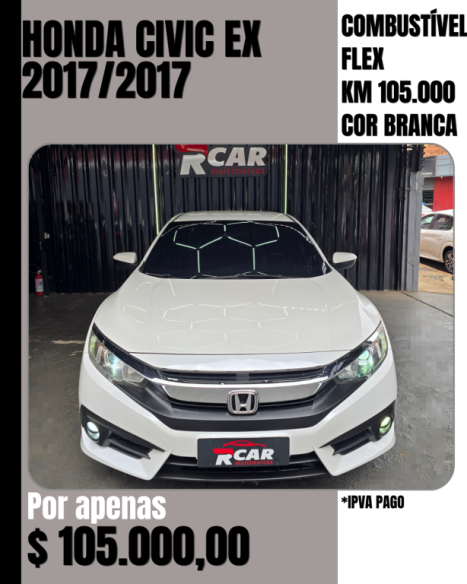 HONDA Civic 2.0 16V 4P EX FLEX  AUTOM�TICO CVT, Foto 2