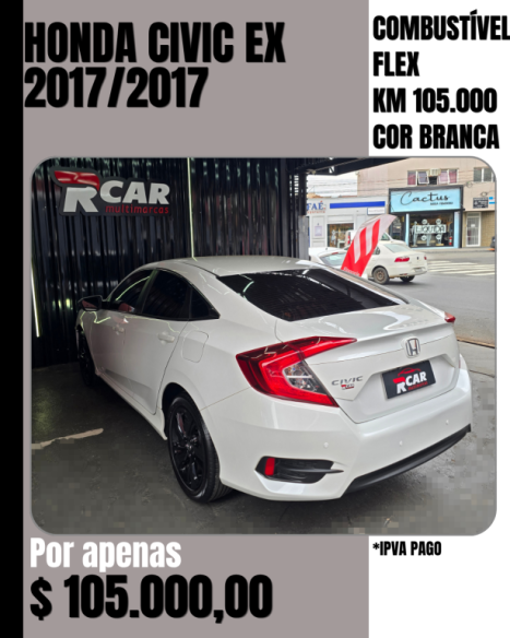 HONDA Civic 2.0 16V 4P EX FLEX  AUTOM�TICO CVT, Foto 3
