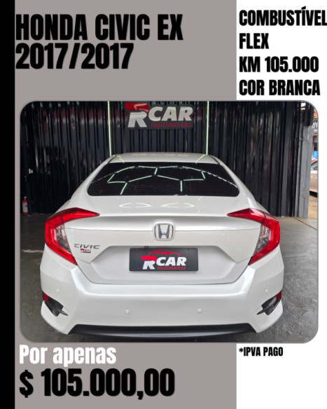 HONDA Civic 2.0 16V 4P EX FLEX  AUTOM�TICO CVT, Foto 6