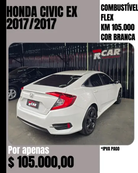 HONDA Civic 2.0 16V 4P EX FLEX  AUTOM�TICO CVT, Foto 8