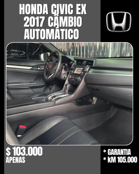 HONDA Civic 2.0 16V 4P EX FLEX  AUTOMÁTICO CVT, Foto 4