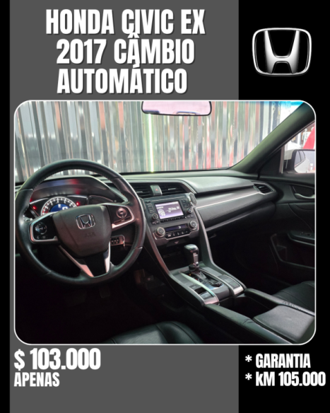 HONDA Civic 2.0 16V 4P EX FLEX  AUTOMÁTICO CVT, Foto 6