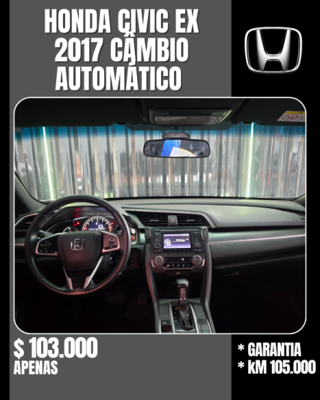 HONDA Civic 2.0 16V 4P EX FLEX  AUTOMÁTICO CVT, Foto 9