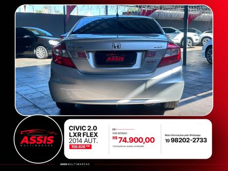HONDA Civic 2.0 16V 4P FLEX LXR AUTOM�TICO, Foto 6