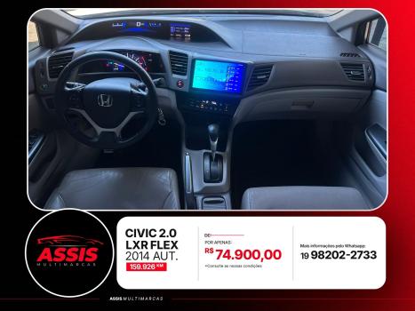 HONDA Civic 2.0 16V 4P FLEX LXR AUTOM�TICO, Foto 9