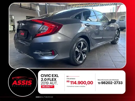 HONDA Civic 2.0 16V 4P EXL FLEX  AUTOMÁTICO CVT, Foto 7