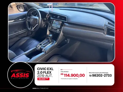 HONDA Civic 2.0 16V 4P EXL FLEX  AUTOMÁTICO CVT, Foto 10