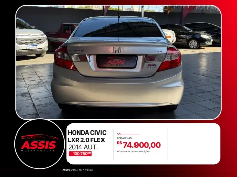 HONDA Civic 2.0 16V 4P FLEX LXR AUTOMÁTICO, Foto 6
