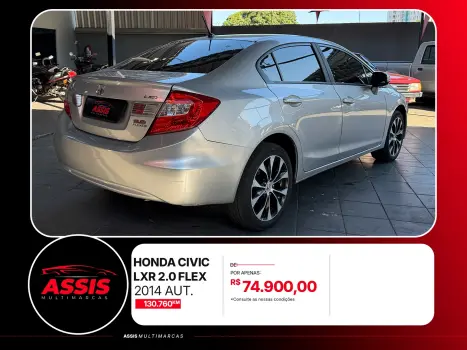 HONDA Civic 2.0 16V 4P FLEX LXR AUTOMÁTICO, Foto 7
