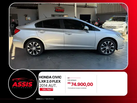 HONDA Civic 2.0 16V 4P FLEX LXR AUTOMÁTICO, Foto 8