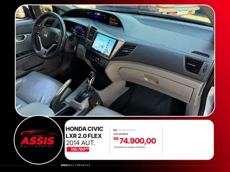 HONDA Civic 2.0 16V 4P FLEX LXR AUTOMÁTICO, Foto 10