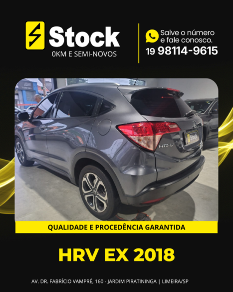 HONDA HR-V 1.5 16V 4P FLEX EX AUTOMÁTICO CVT, Foto 5