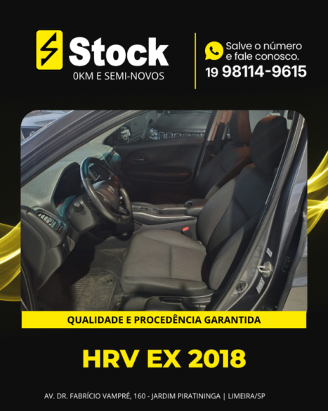 HONDA HR-V 1.5 16V 4P FLEX EX AUTOMÁTICO CVT, Foto 8