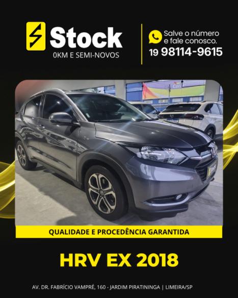HONDA HR-V 1.8 16V 4P EX FLEX AUTOMÁTICO CVT, Foto 3