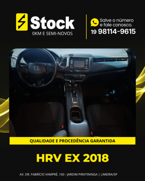HONDA HR-V 1.8 16V 4P EX FLEX AUTOMÁTICO CVT, Foto 7