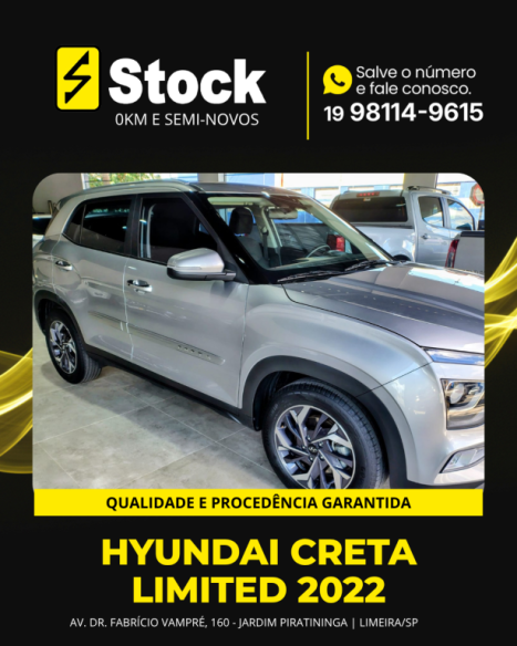 HYUNDAI Creta 1.0 12V 4P FLEX TGDI TURBO LIMITED AUTOM�TICO, Foto 2