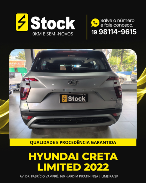 HYUNDAI Creta 1.0 12V 4P FLEX TGDI TURBO LIMITED AUTOM�TICO, Foto 4