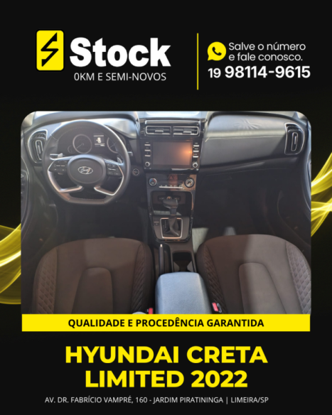 HYUNDAI Creta 1.0 12V 4P FLEX TGDI TURBO LIMITED AUTOM�TICO, Foto 5